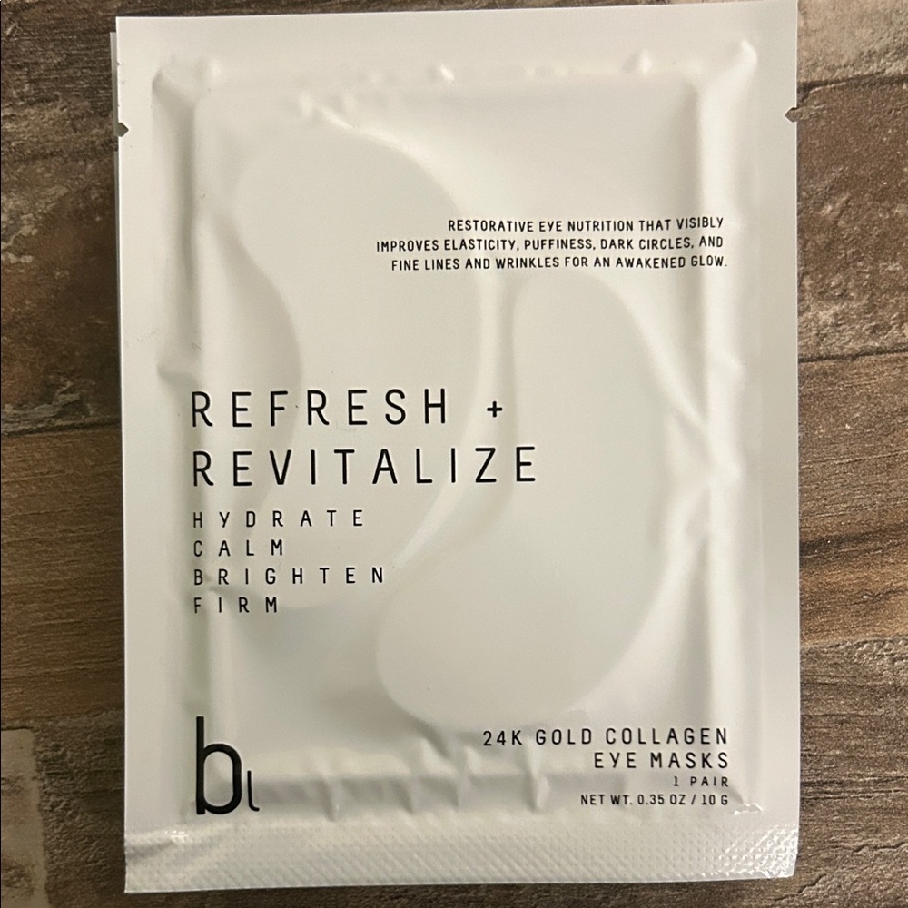 Refresh & Revitalize 24K Gold Collagen Masks 8 pairs - Picture 2 of 5